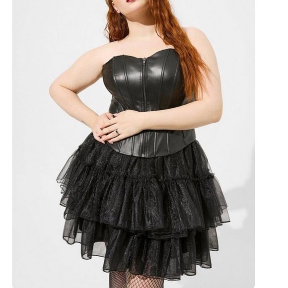 TORRID CORSET AND TULLE SKIRT SET Halloween Costume - Picture 2 of 9